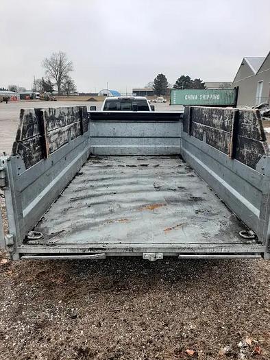 Used 2020 K-Trail 6’x12’ Galvanized Dump Trailer