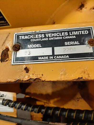 Used Trackless Vehicles  Model B3, 51” twin auger snowblower