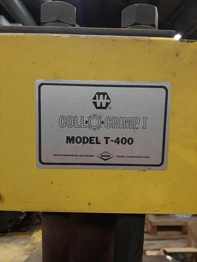 Used Weatherhead  T-400 Hose Crimper, Fittings and Hose Package