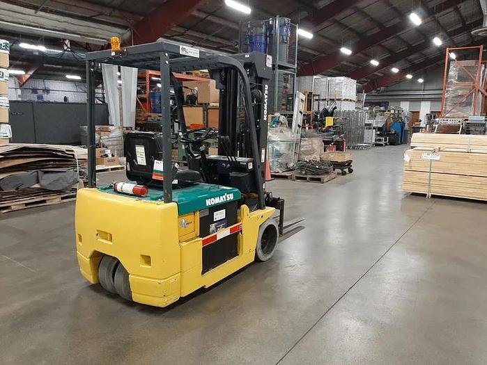 Used 2005 Komatsu 3 Wheel Electric Forklift