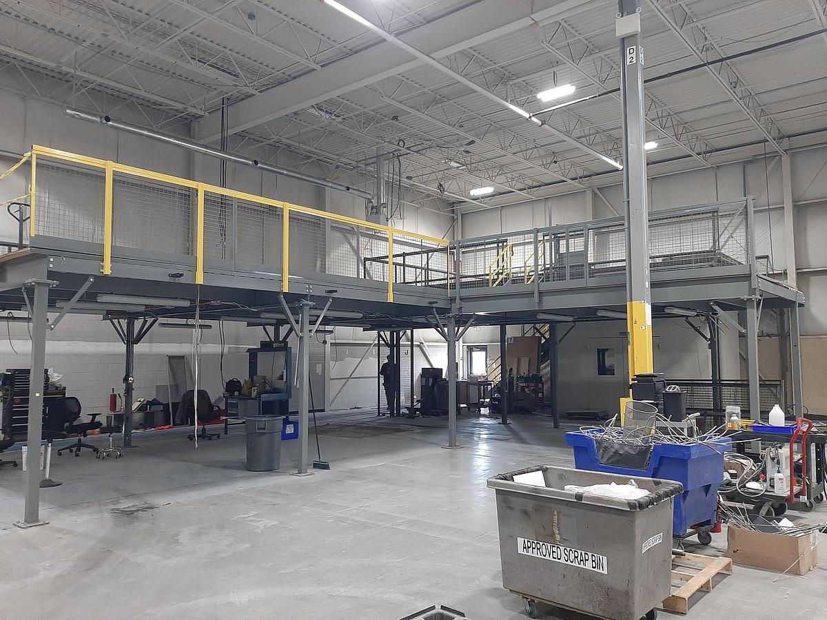 Used COGAN Structural Steel Mezzanines