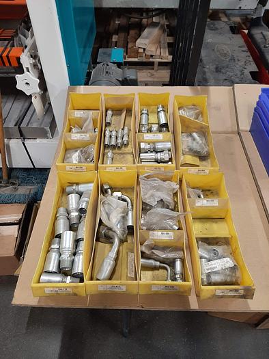 Used Weatherhead  T-400 Hose Crimper, Fittings and Hose Package