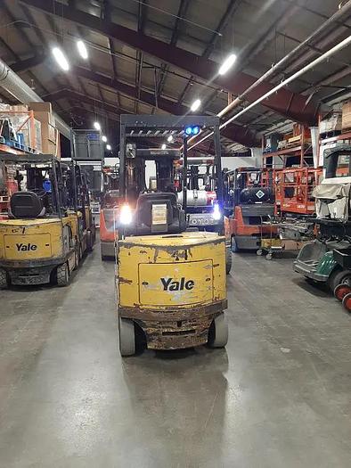 Used Yale ERC050 – 5000 lb. Electric Forklift – 240” Lift Height