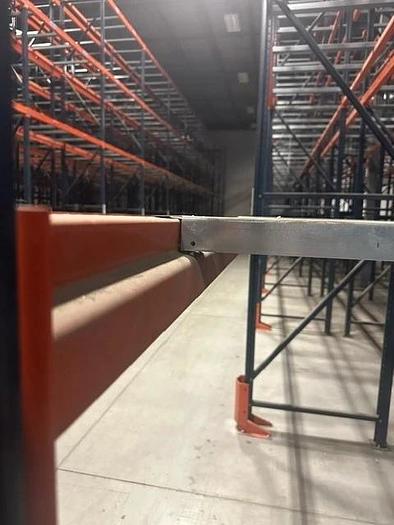 Used MECALUX Teardrop Pallet Racking - Like New!
