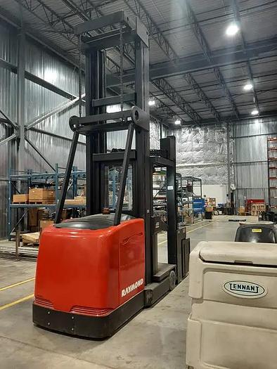 Used 2010 Raymond 970-CSR30T Electric Man Up Swing Reach Turret Forklift