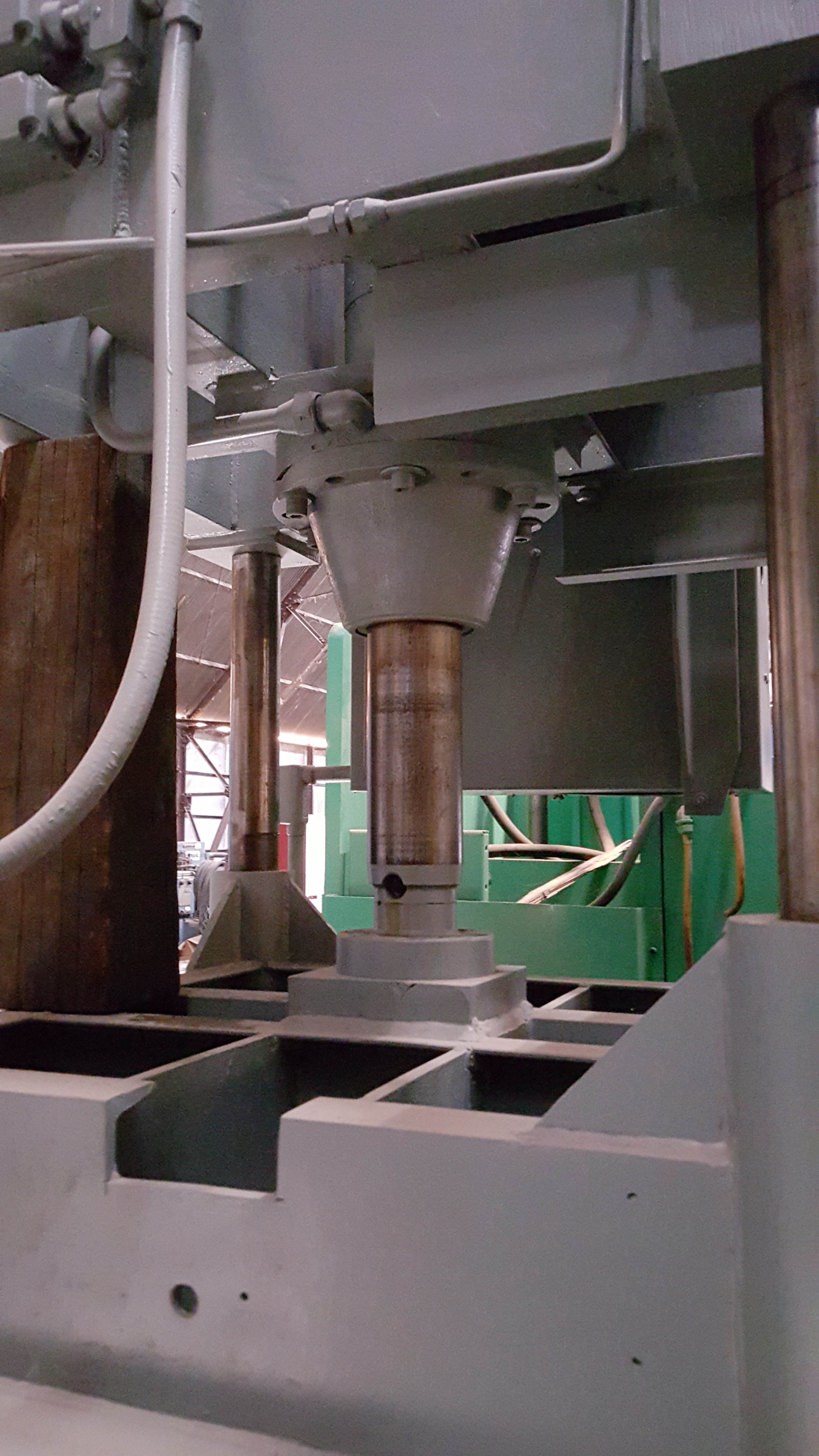 Used 50 Ton DAKE #27-153 Four Post Hydraulic Down Acting Press;