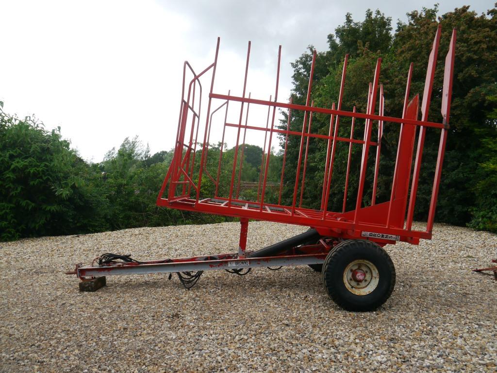 Used Browns Bale Trailer