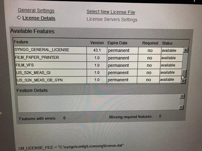 Used Siemens Acuson S1000 Ultraschallsystem mit 5 Sonden, Mitsubishi Drucker P95