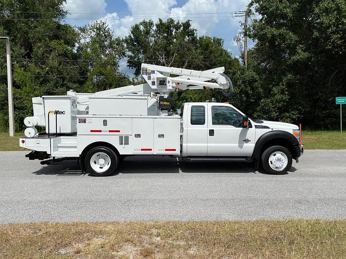 Used 2011 Ford F550 4x4 Extended Cab Altec AT37G 42ft Bucket Truck - P89432