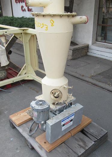 Used Separator, Cyclone, 13" X 36", C/st, Airlock, #S742093