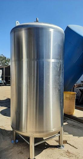 Used Tank, 465 Gallon, S/st, DT/DB, 15 BBL Brite Tank #S744753