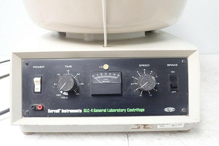 Used Dupont Sorvall Type GLC-4 General Laboratory Centrifuge with Rotor & 4 Baskets