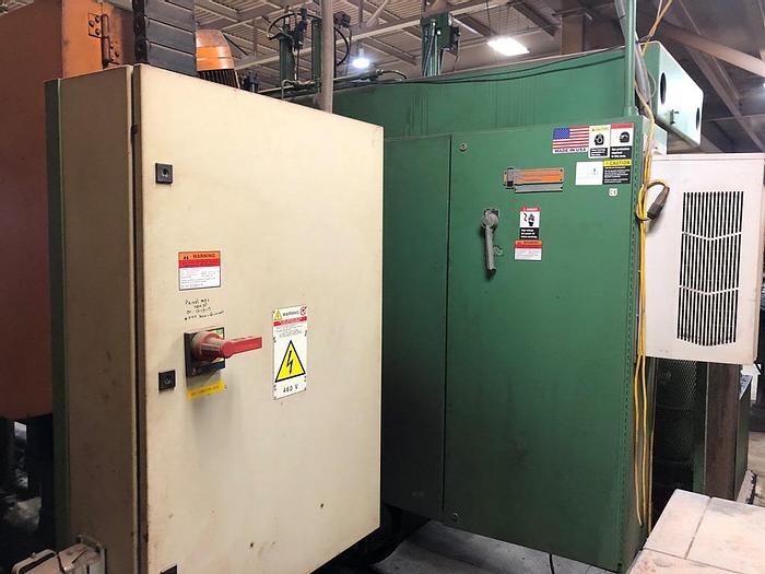 Used 2002 Peddinghaus Double Column Cut off Saw, Capacity 38" X 19.5", 2" Blade, 15 Main Motor