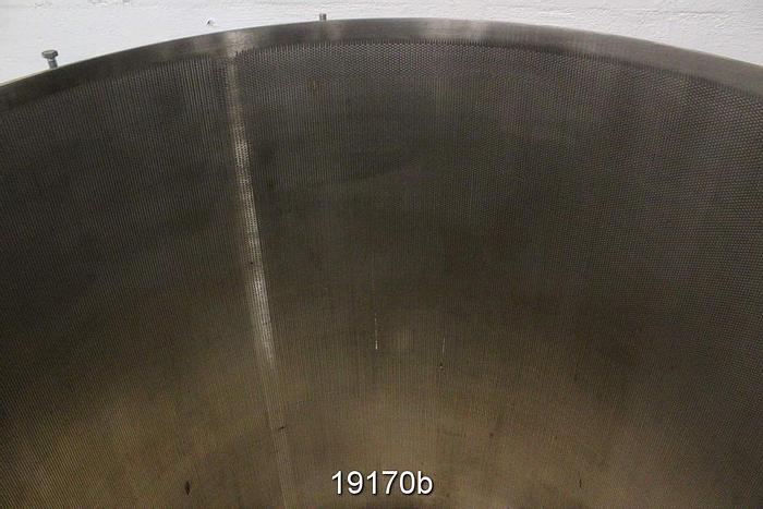 Used Bird 41 Pressure Screen Basket, 0.055" Holes #19170