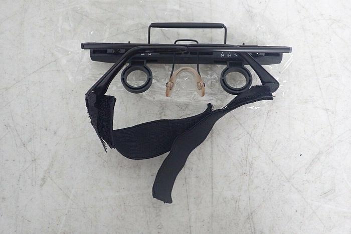 Used Unbranded Japan Binocular Magnifier Frame with Zipped Bag