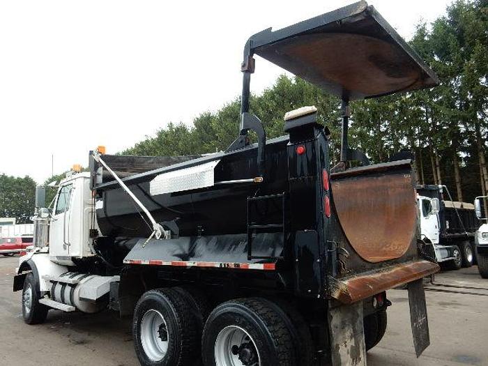 Used 14' Kybato AR-500 Quick Change Box with Kybato Quick Change 5th Wheel Plate & Aluminum headache rack