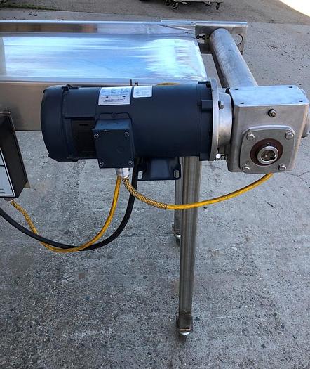 Used Conveyor, Belt, 24" x 6', S/st, Inspection, Variable Speed #S743799