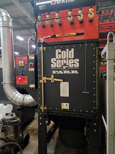 Used 2012 Amada  4000-Watt Amada FOM2-3015 Laser Cutting System, Load / Unload Tower System