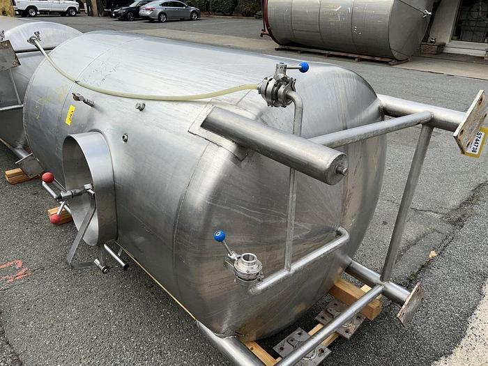 Used Tank, 775 Gallon, Stainless Steel, 25 BBL Brite Tank #S744738