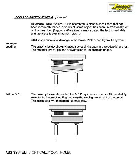Used 2020 Joos  HP 120 OP Hot Press