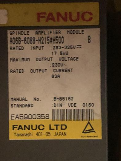 Used Fanuc A06B-6079-H206 Servo Motor Drive Amplifier(BR)
