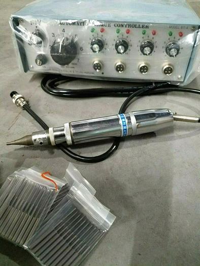 Used Automatic Torque Controlled ELECTRIC SCREWDRIVER with multi Drivers & Adapters