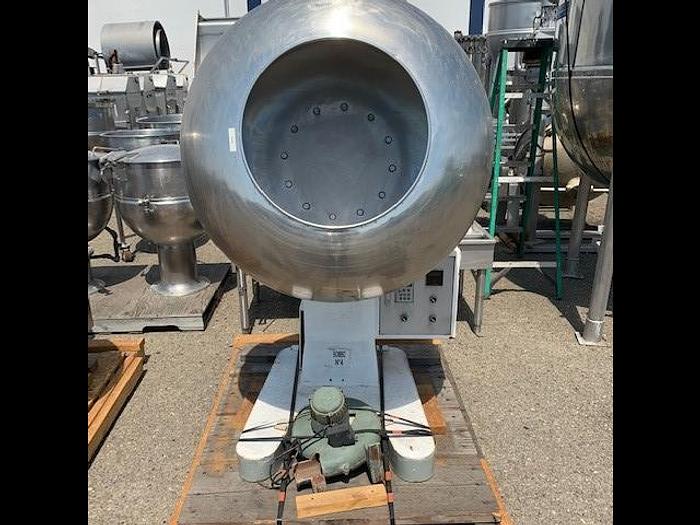 Used 40'' Stainless Steel Coating Pan With Blower