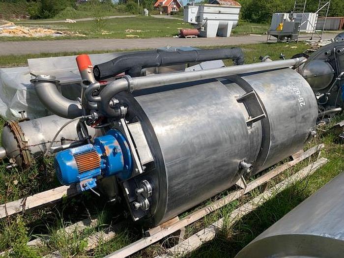 Used Proces tank rustfri 2400 liter.