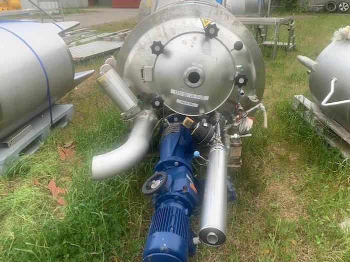 Used stainless 805 liter pressuretank