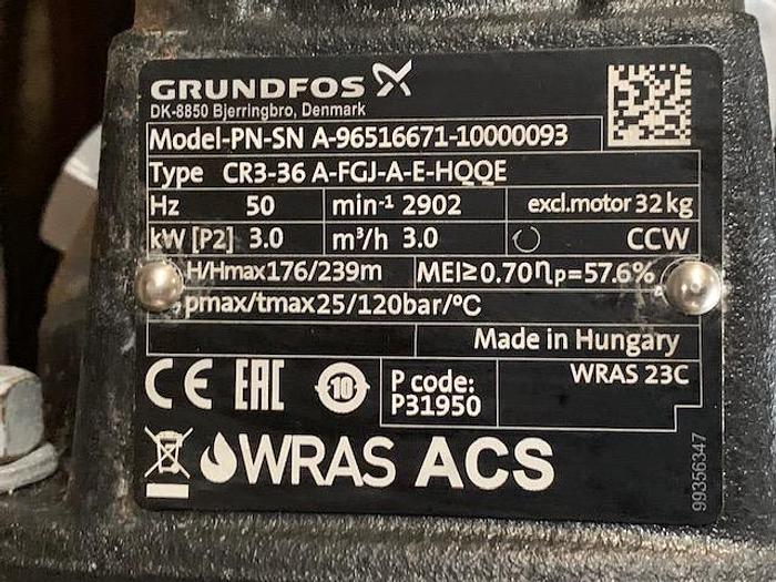 Used Grundfos pumpe CR3-36