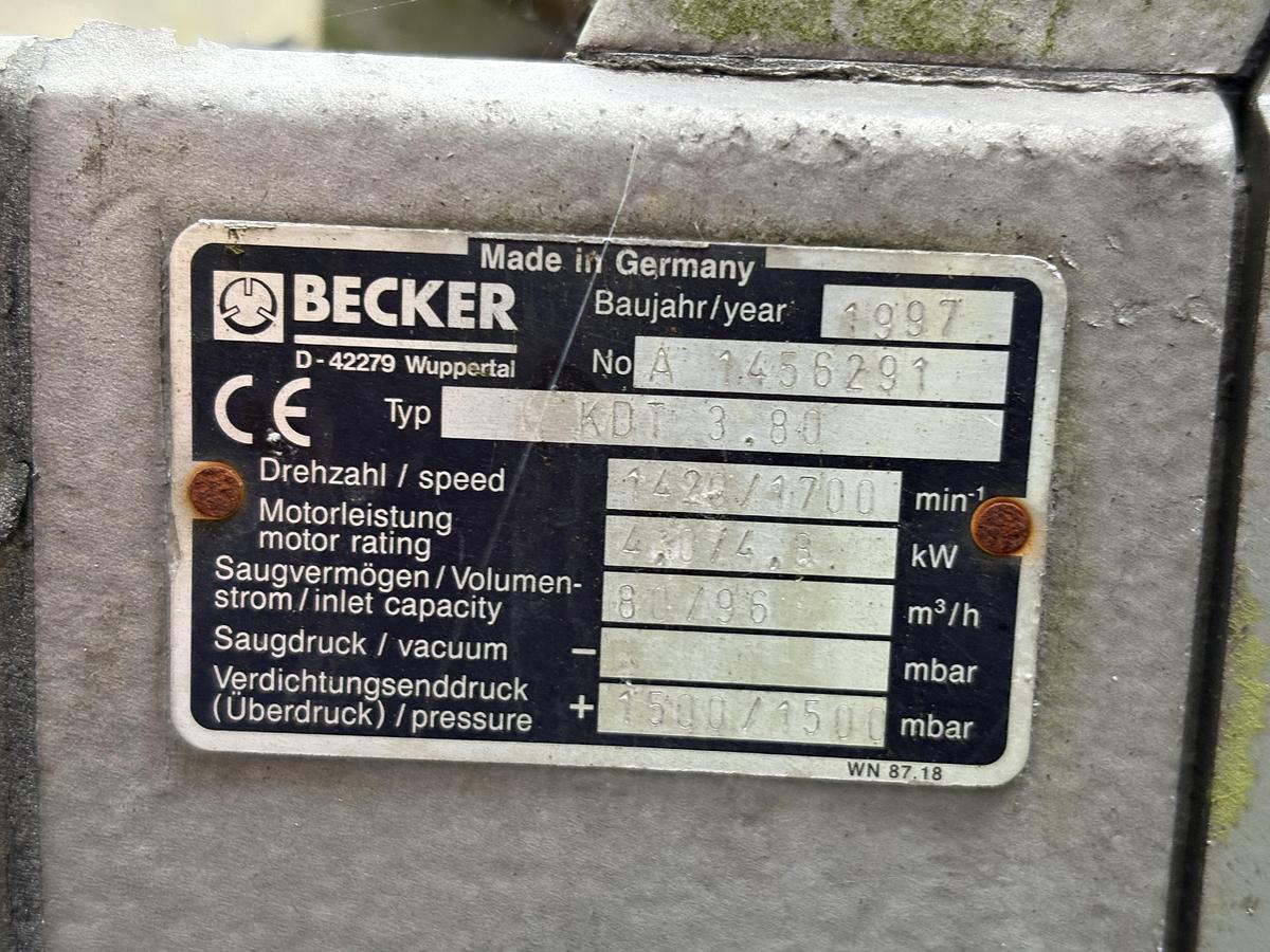 Used Becker vacuum pumpe