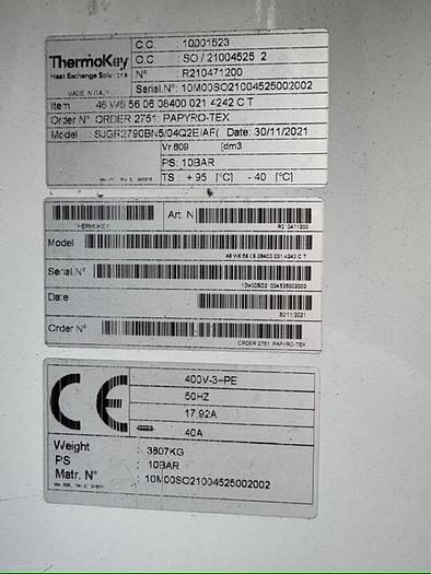 Used Thermokey tørkølere med 14 blæsere