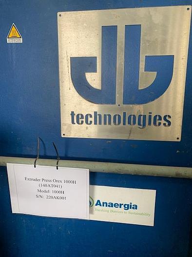 Used 2016 Anaergia Orex 1000 H