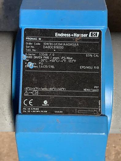 2017 Endress Hauser flowmåler - NY