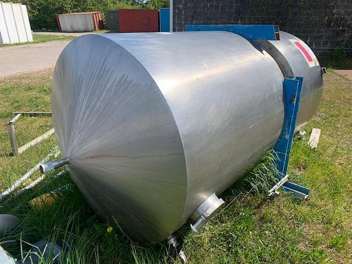 Used Rustfri 3 m3 procestank