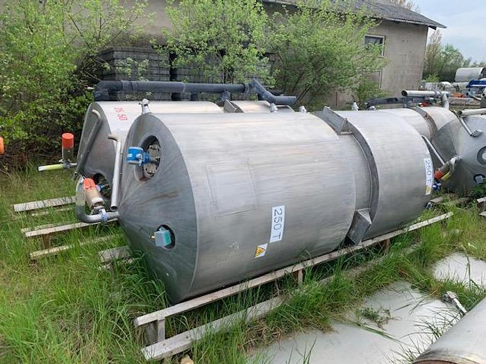 Used Proces tank rustfri 2400 liter.