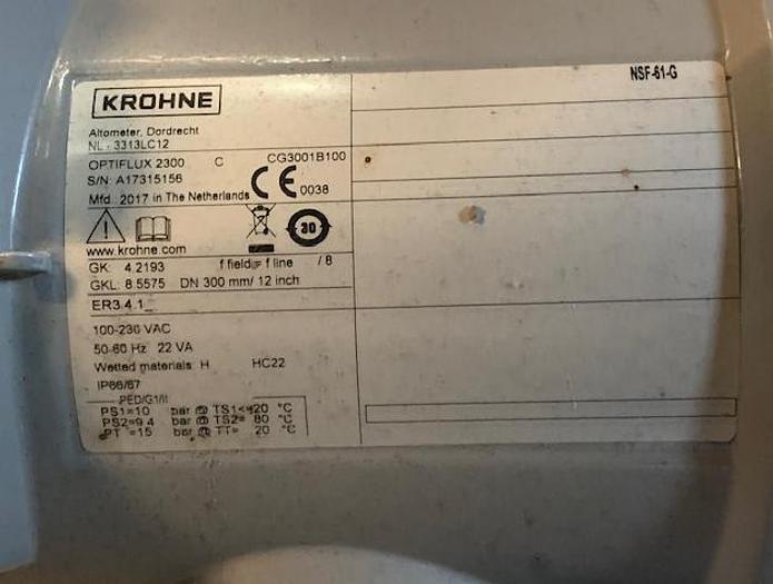 2017 Krohne flowmålere