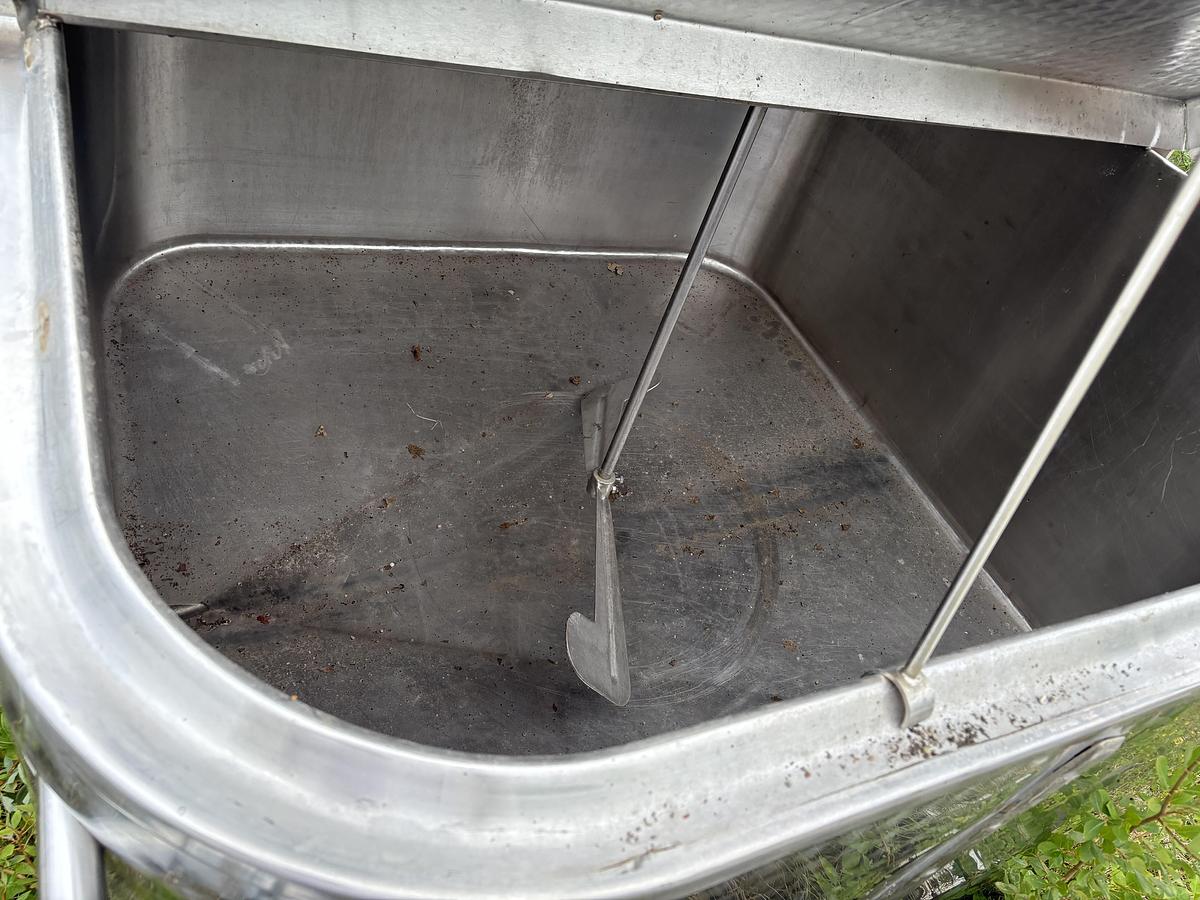 Used 4 m3 rustfrit kar.