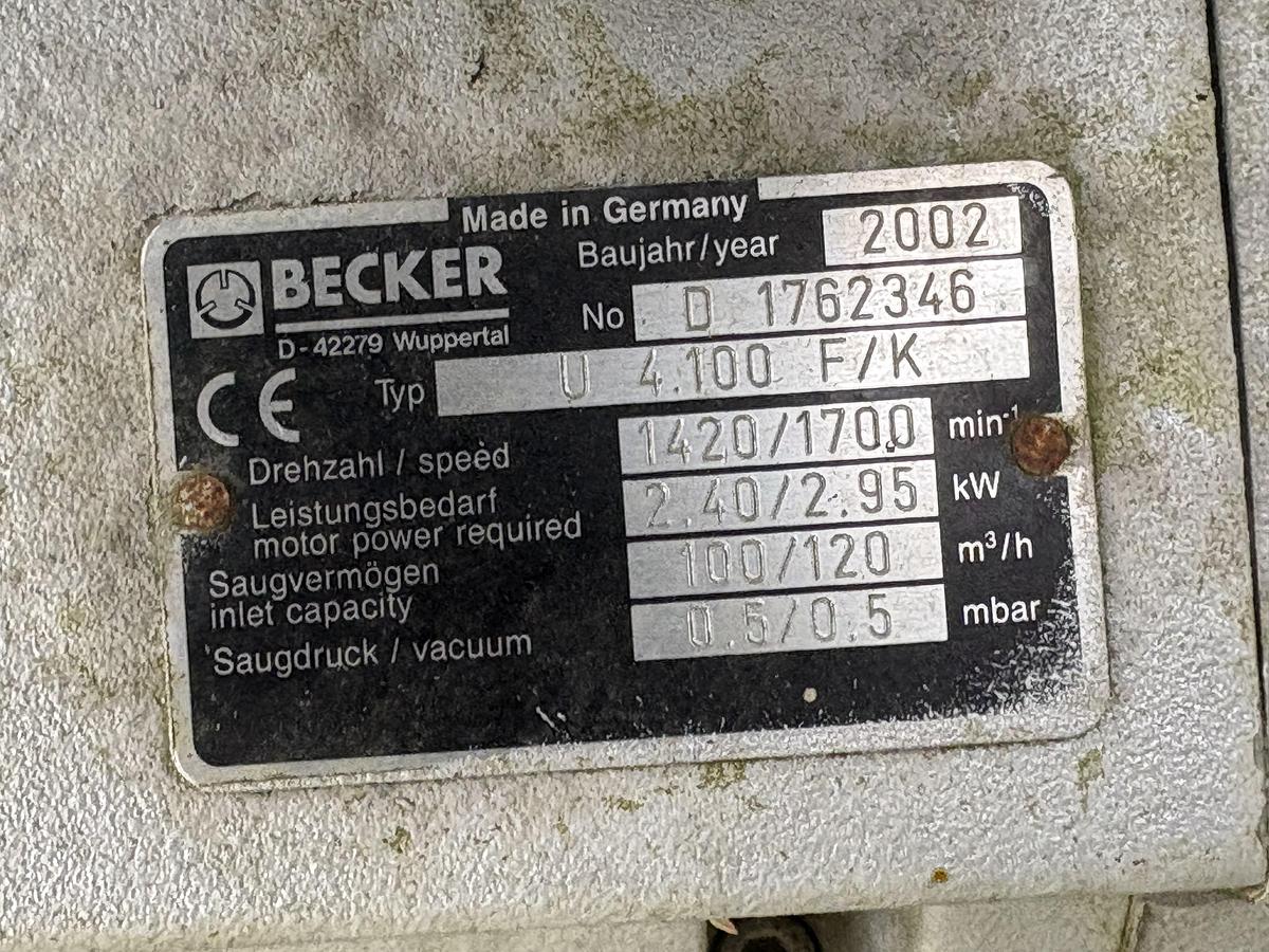 Used Vacuum Pumpe Becker
