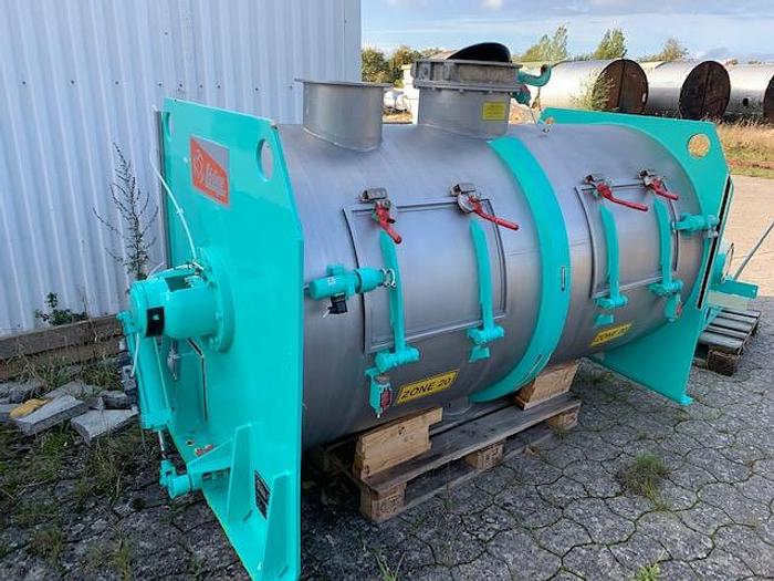 Used Lödige 2000 liters pulverblander