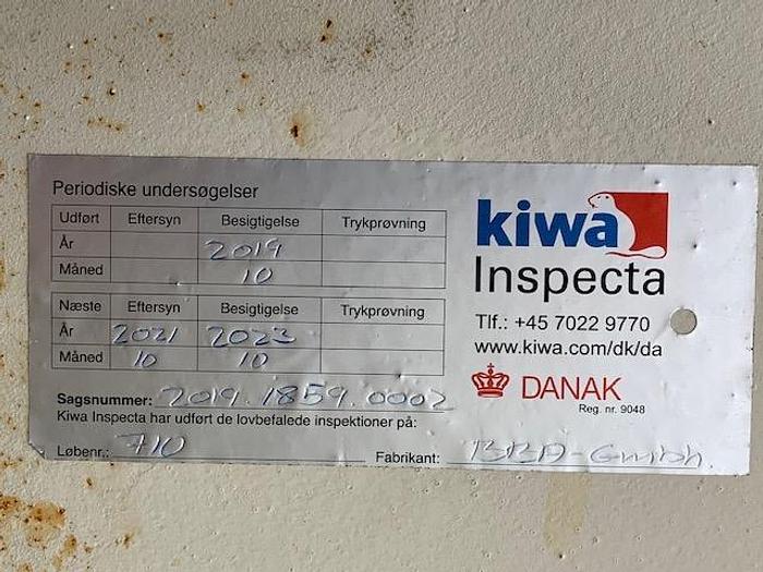 Used 4000 Liters tryktank