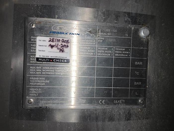 Used Rustfri cyklon til pulver