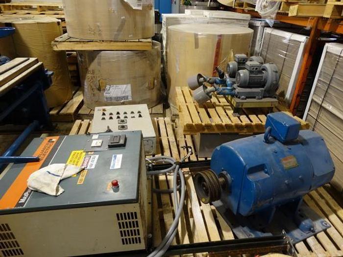 Used 55" USED CAMERON 10 TWO DRUM SLITTER REWINDER