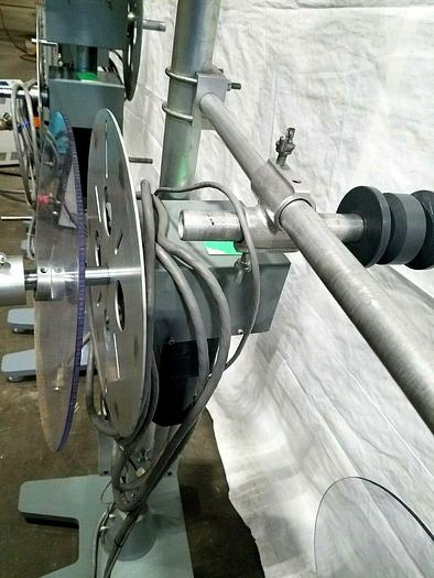 Used Multi Reel Motorized Coil Feed with Controller Stamping Payoff Press Side