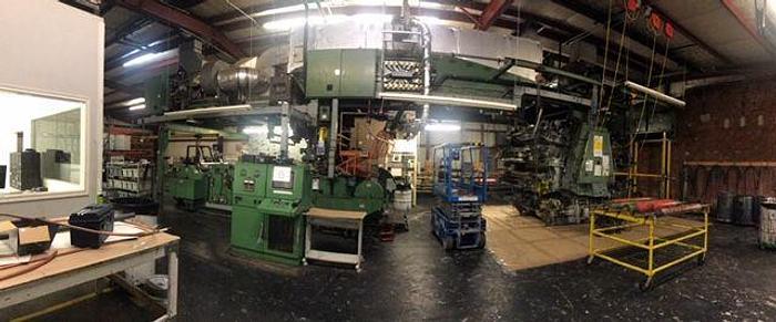 Used 55" KIDDER 8-COLOR CYLINDER PRINTING PRESS