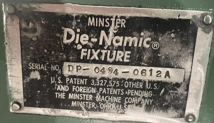 Used MINSTER #5 DIEMATIC