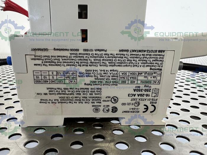 Used Lot of 2 ABB  MS 325 Manual Motor Starter 690V