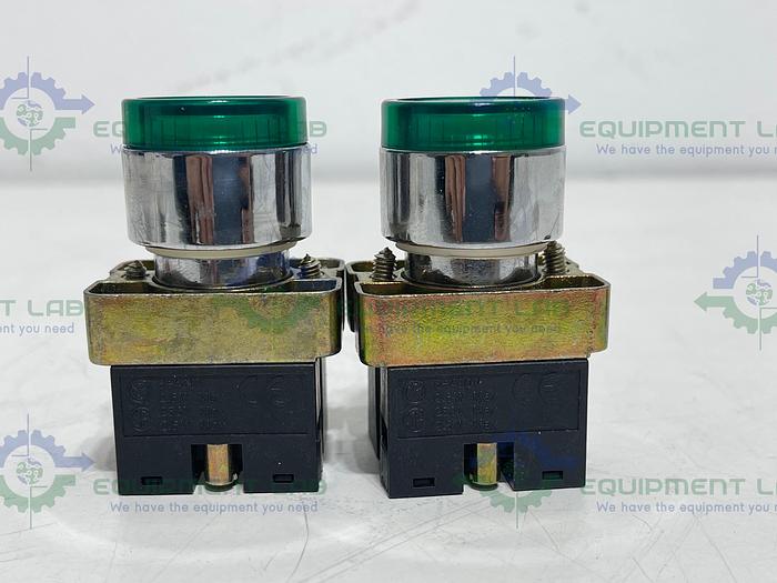 Lot of 2 - Automation Direct  GCX1192-24 Green Push Button