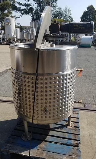 Used Tank, 175 Gallon, S/st, Jkt, Agit, JV Northwest #S743285