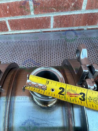 Used Stainless Steel Shell / Tube w/ Micron Filter 8.5" x 40"